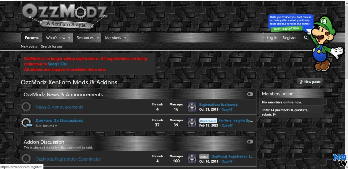 Resource '[OzzModz] Nag Guests To Register'