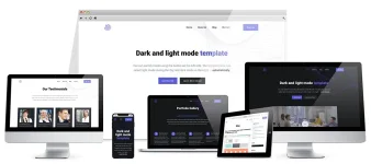 HotThemes Dark Mode Template