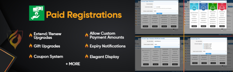 [AddonFlare] Paid Registrations Plugin