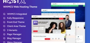 HostX - WHMCS Web Hosting Theme